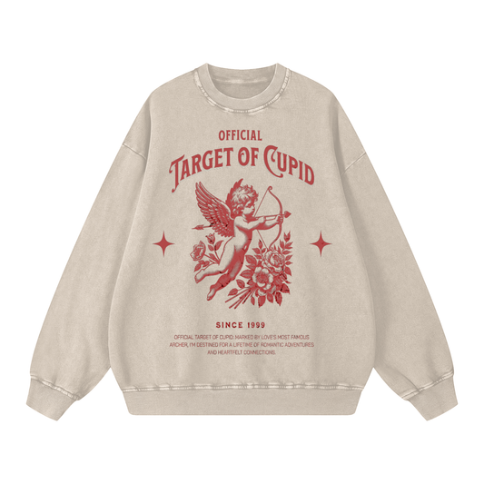 Official Target of Cupid Acid Wash Sweatshirt