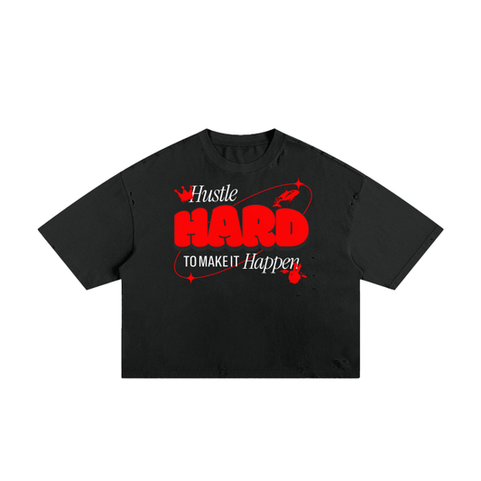 Hustle Hard Boxy Tee