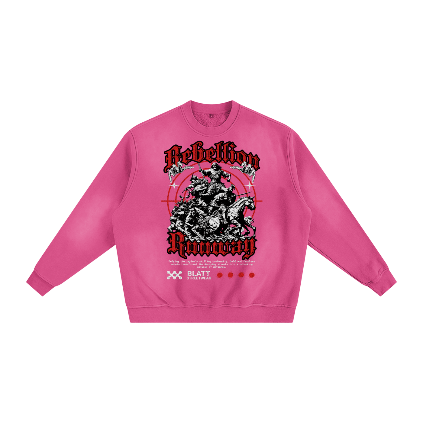 Rebellion Runway Sunfade Fleeced Sweatshirt