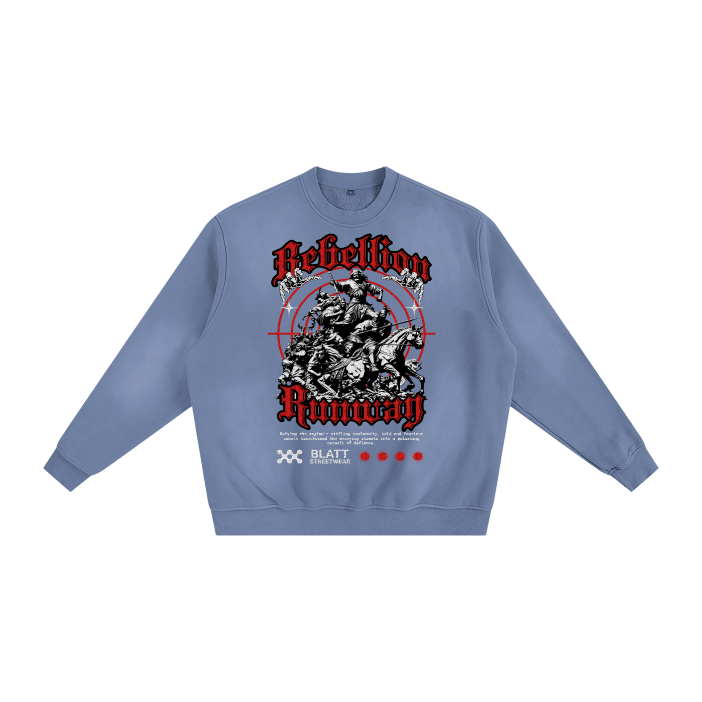 Rebellion Runway Sunfade Fleeced Sweatshirt